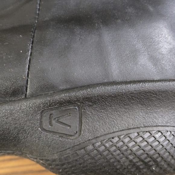 Keen Orla Knee High Tall Black Leather Faux Shearling Lined Winter Boots… - Picture 7 of 10